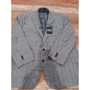 Men's Joseph Abboud Wool Sz 52R‎ Plaid Blazer 2657